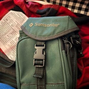 Samsonite Forest Green Belt Bag for Men